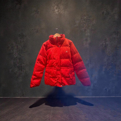 Red Adidas puffer style jacket