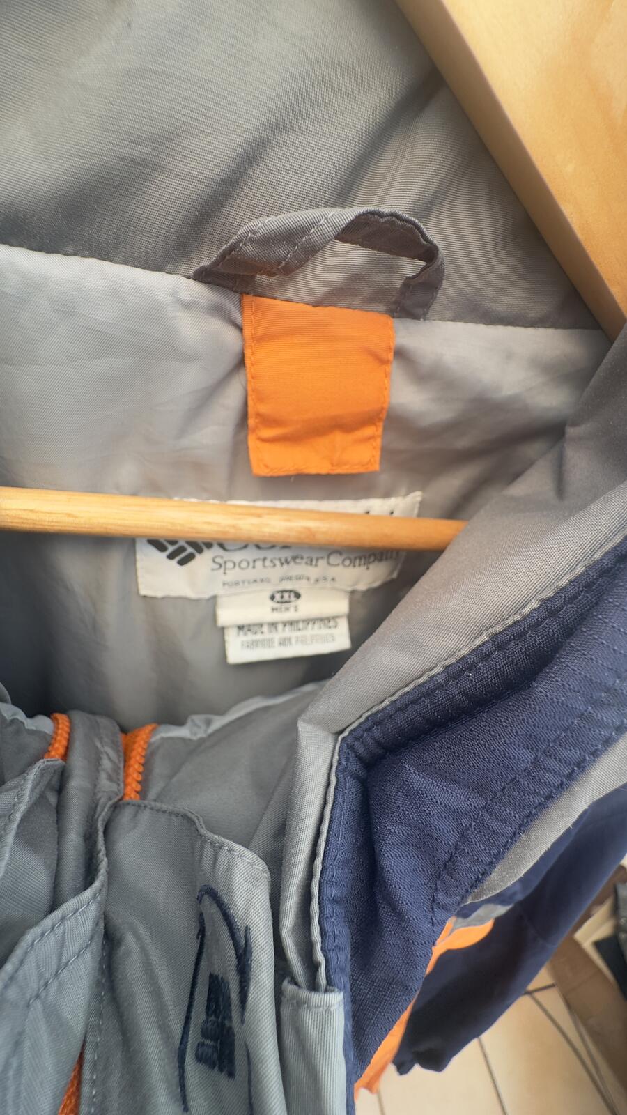 Columbia Orange and grey “Fire Ridge” outdoor coat - detail image 4