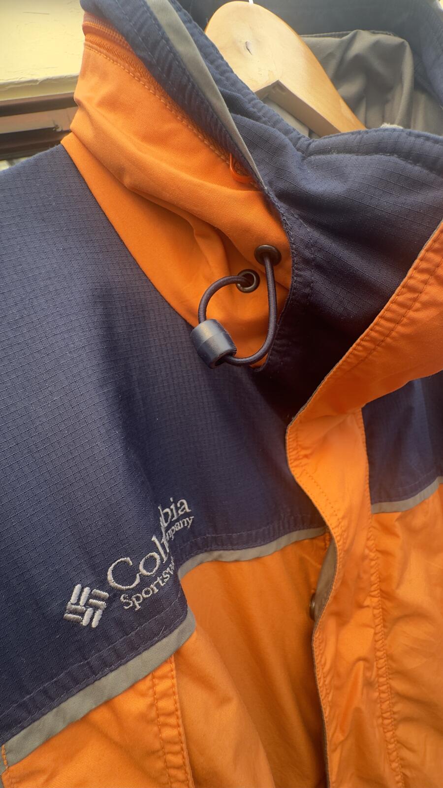 Columbia Orange and grey “Fire Ridge” outdoor coat - detail image 2