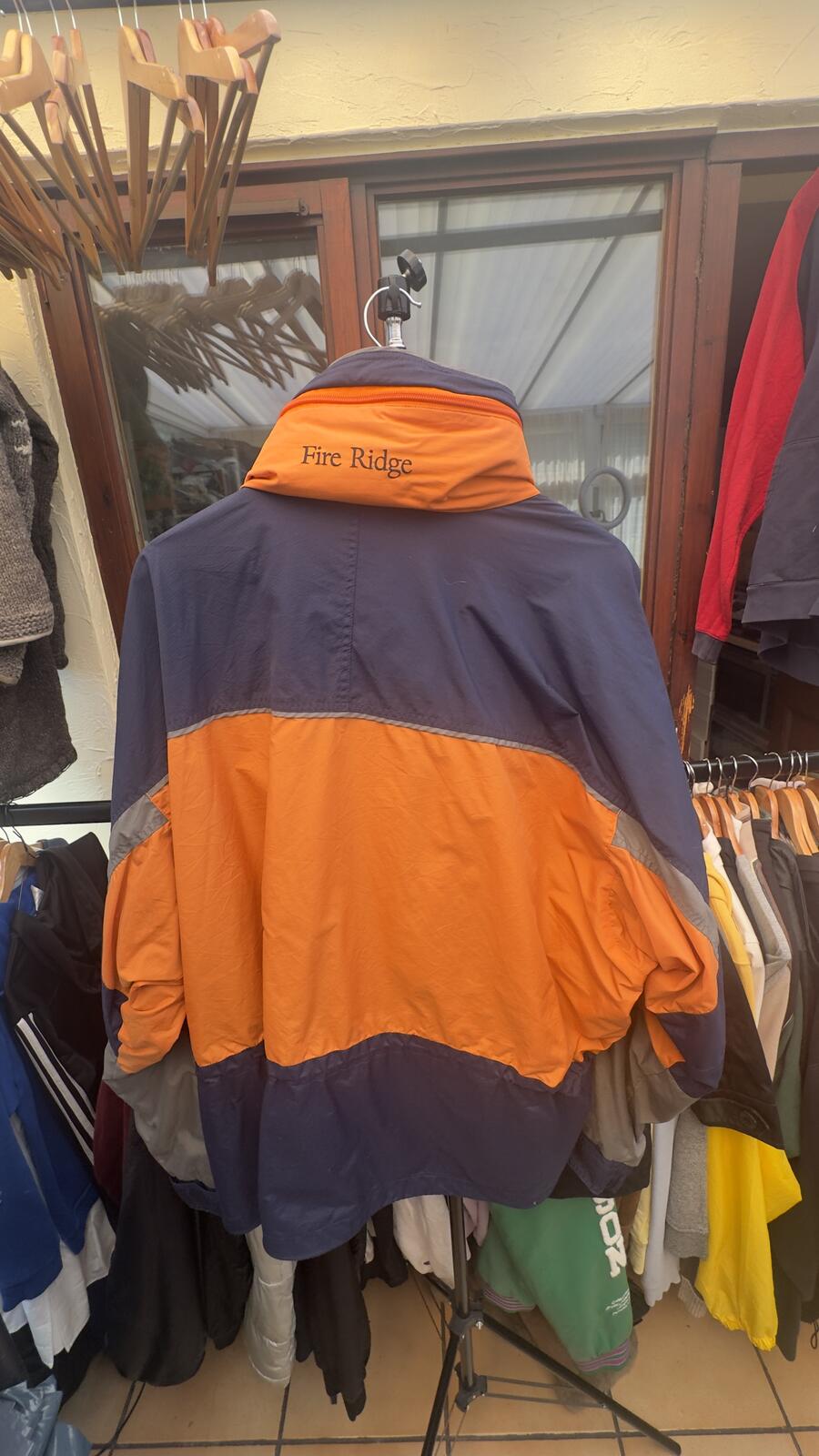 Columbia Orange and grey “Fire Ridge” outdoor coat - detail image 5