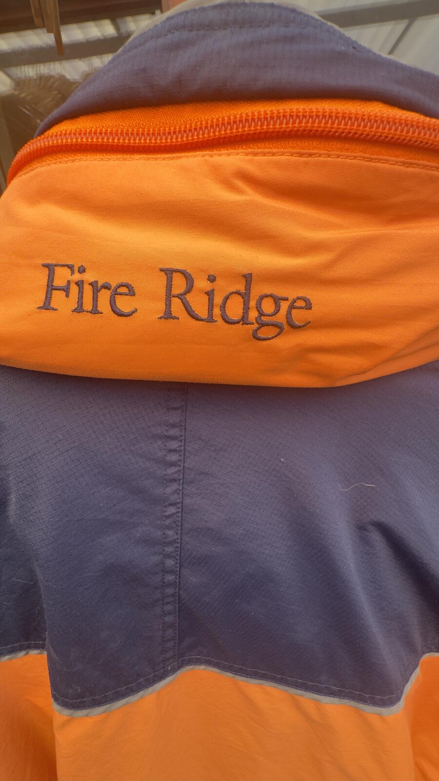 Columbia Orange and grey “Fire Ridge” outdoor coat - detail image 3