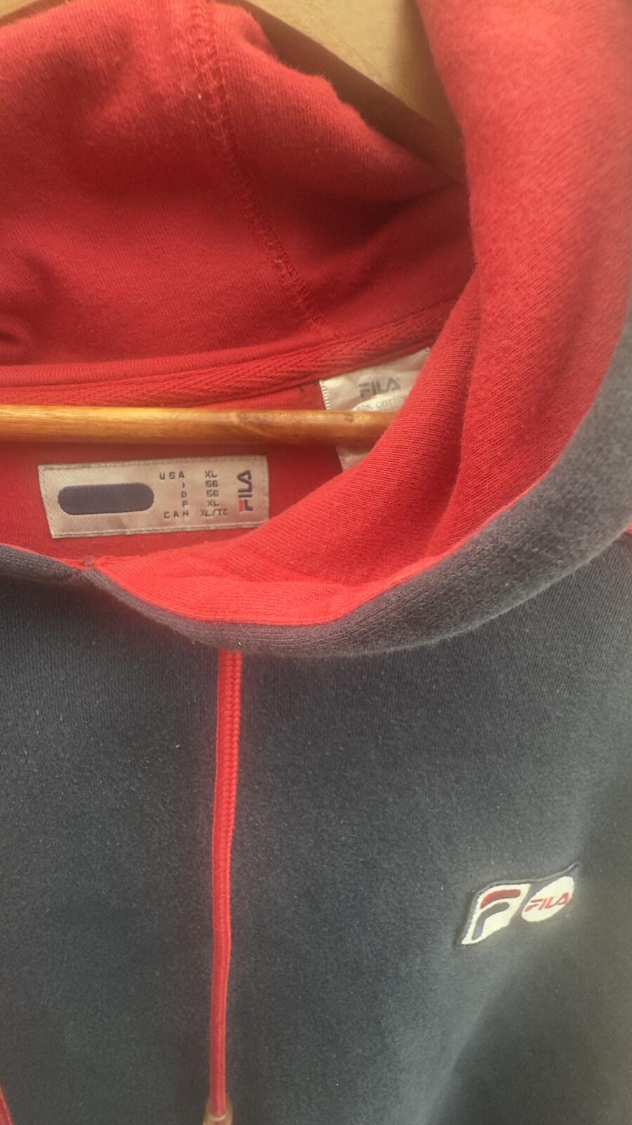 Fila Italia Navy and Red Hoodie - detail image 2