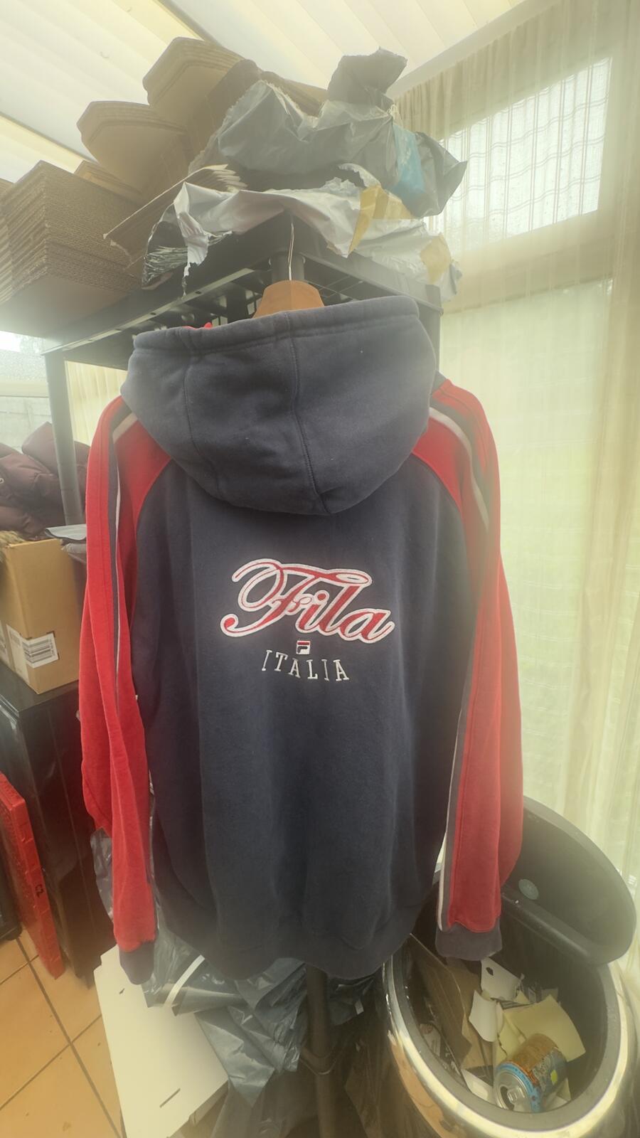 Fila Italia Navy and Red Hoodie - detail image 3