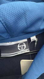 Sergio Tacchini Navy and White Hoodie XXL