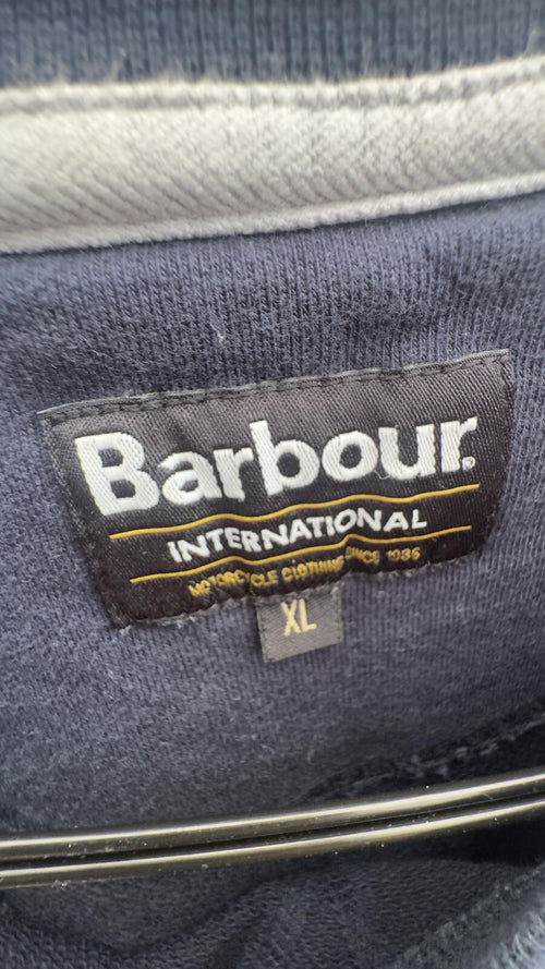 Barbour International Men's Navy Crew Neck Sweatshirt XL - detail image 2