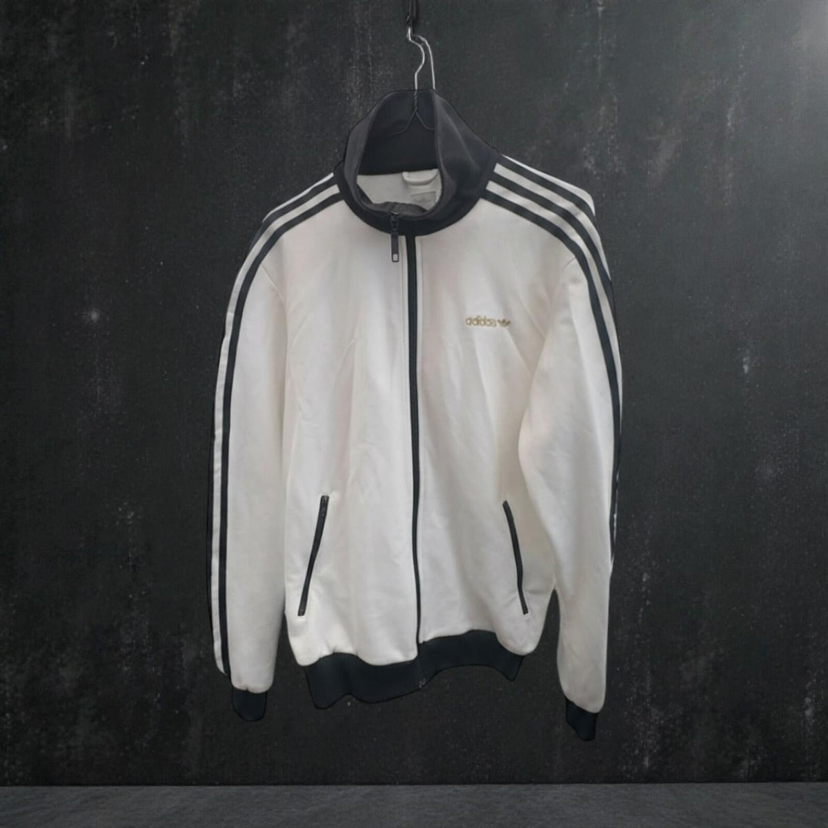Adidas Originals White and Black Track Jacket Size S