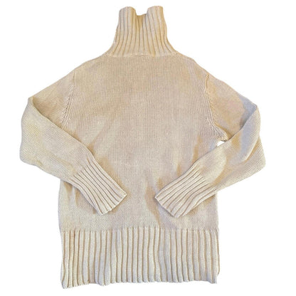 Disneyland resort, Paris original label turtleneck jumper with embroidered Winnie the Pooh emblem on the front size large in good condition
