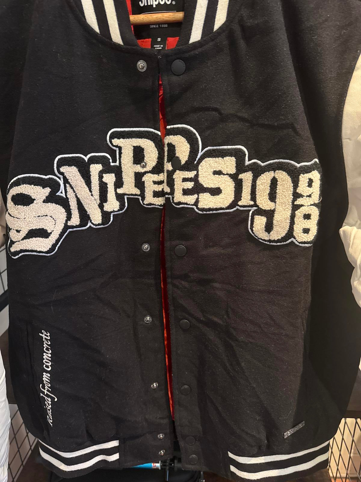 Snipes varsity jacket