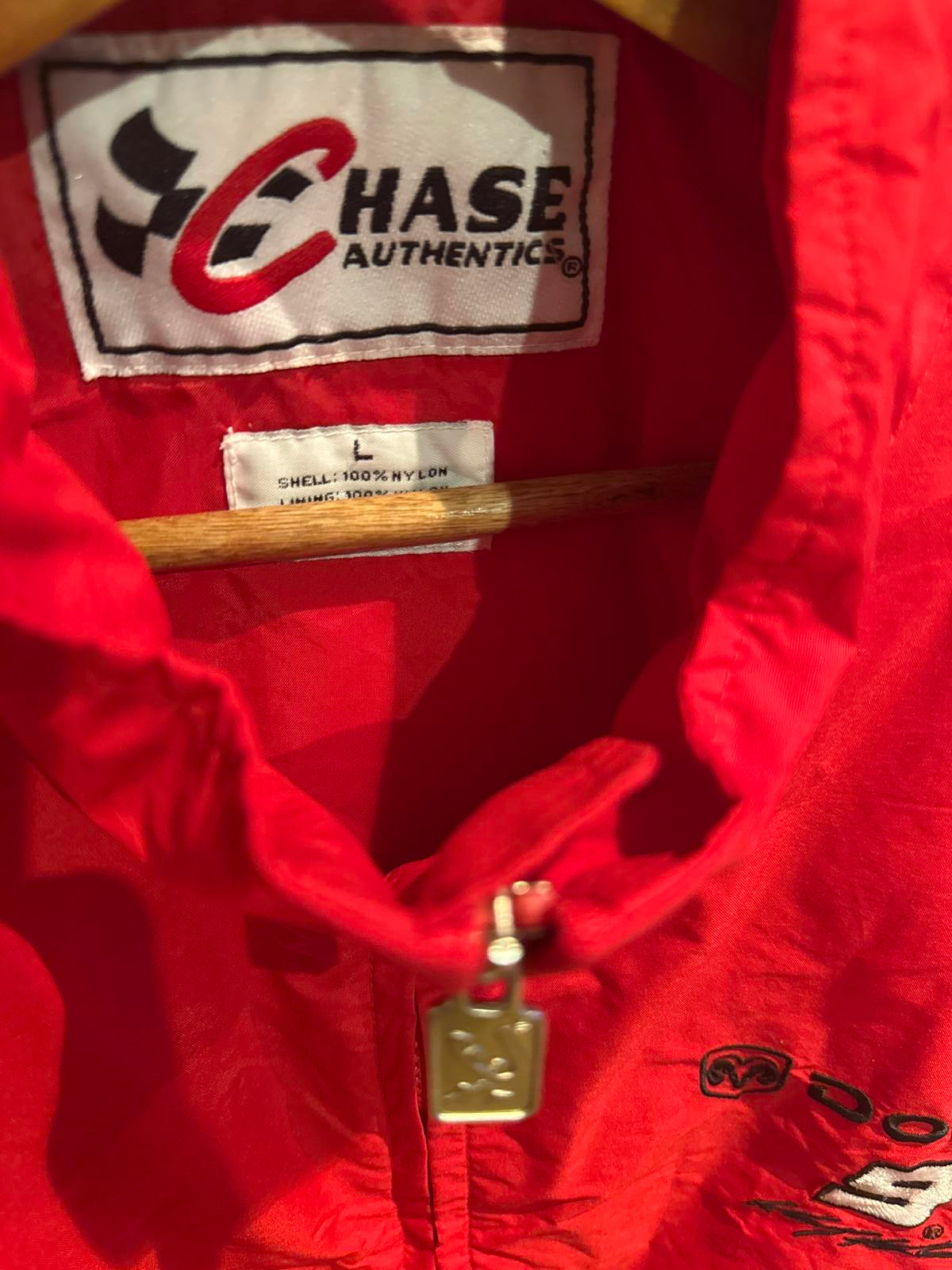 Chase authentic red windbreaker