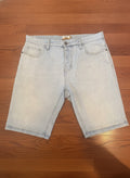 Next Light Blue Straight Fit Denim Shorts Size 34