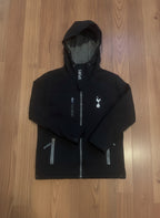 Tottenham Hotspur Black Softshell Hooded Jacket Size 7-8