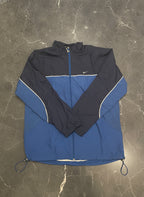 Vintage Nike Blue and Navy Lightweight Windbreaker Jacket