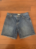 Topshop Blue Denim Shorts - UK 14, product image 1 of 6