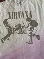 American Eagle Nirvana Band Tee White Medium