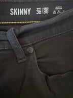 Black Skinny Jeans Waist 36 Length 30