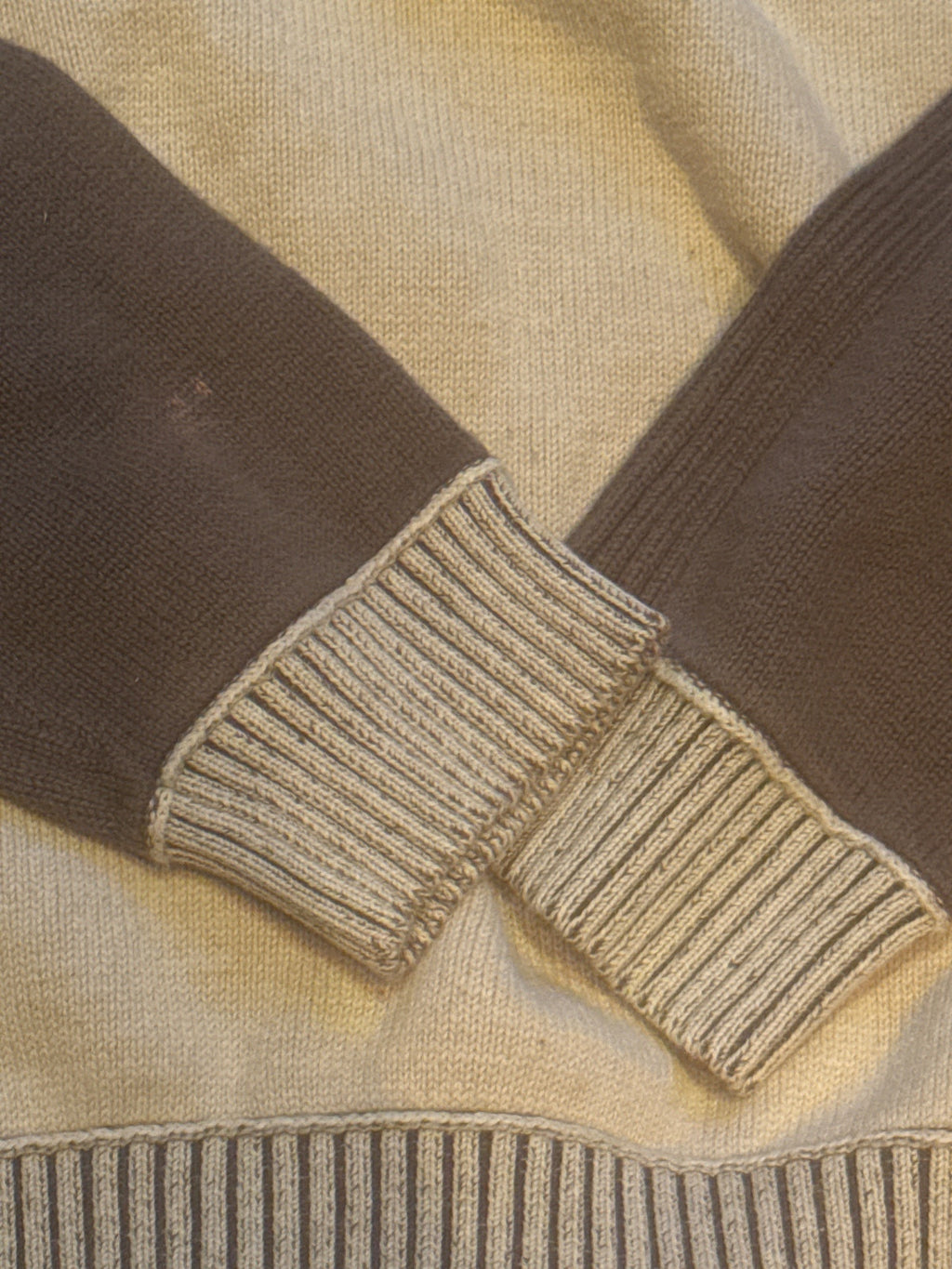 Calvin Klein Jeans Two-Tone Knit Sweater Large - detail image 3
