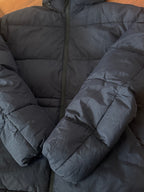 Zara Navy Blue Puffer Jacket with Hood, Size M - detail image 2