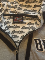 Chase Authentics Grey Zip-Up Hoodie with Black Drawstrings & - detail image 5