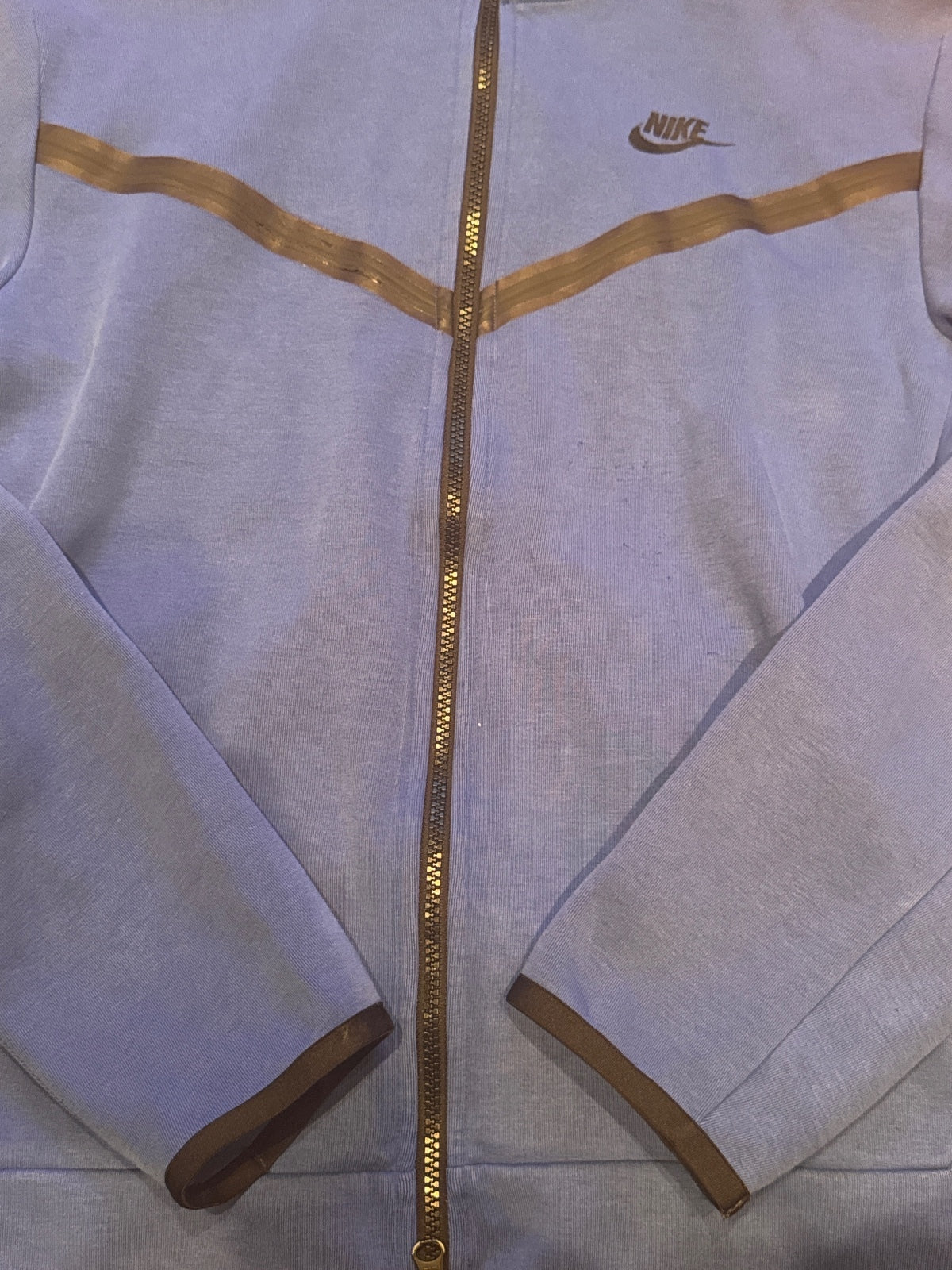 Nike Blue Full-Zip Hooded Sweatshirt Jacket – product photograph 2 of 6