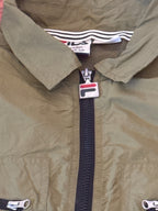 FILA Olive Green Lightweight Zip-Up Jacket - M, product image 4 of 9