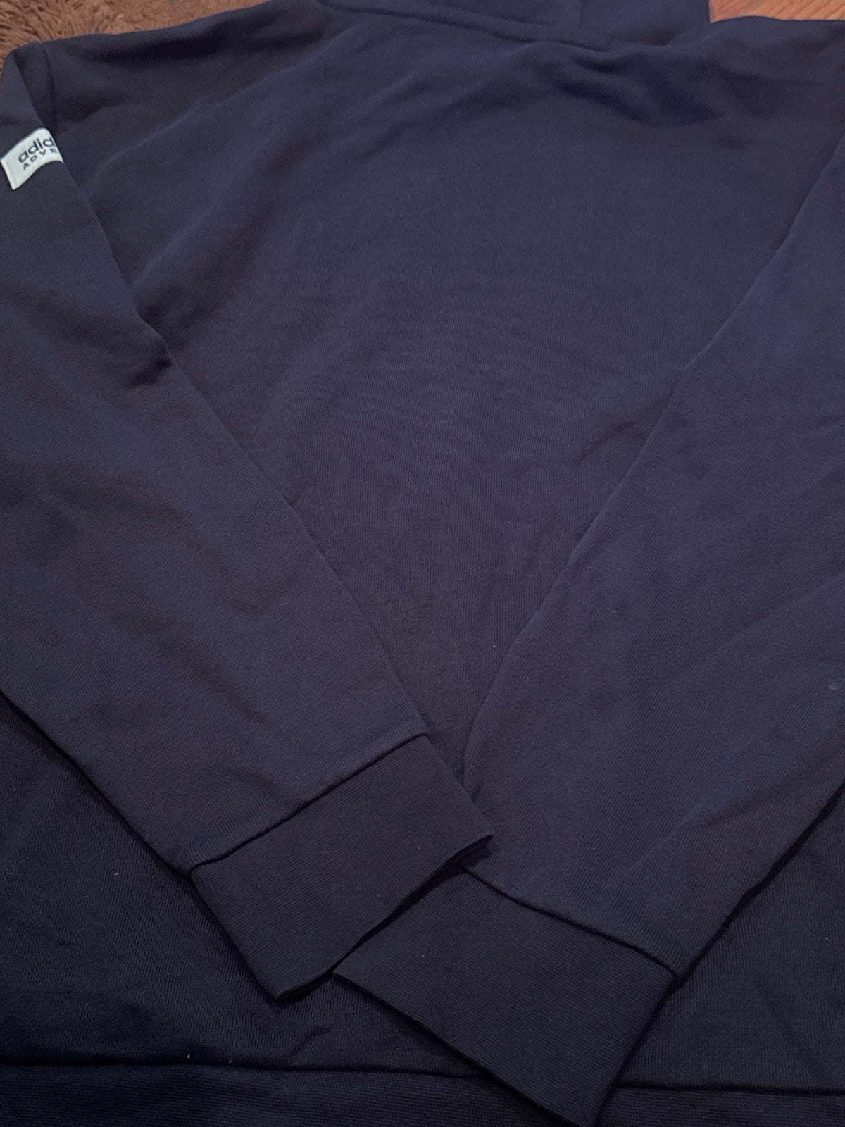 Adidas Adventure Navy Hoodie Sweatshirt Size S — product photograph 5 of 7