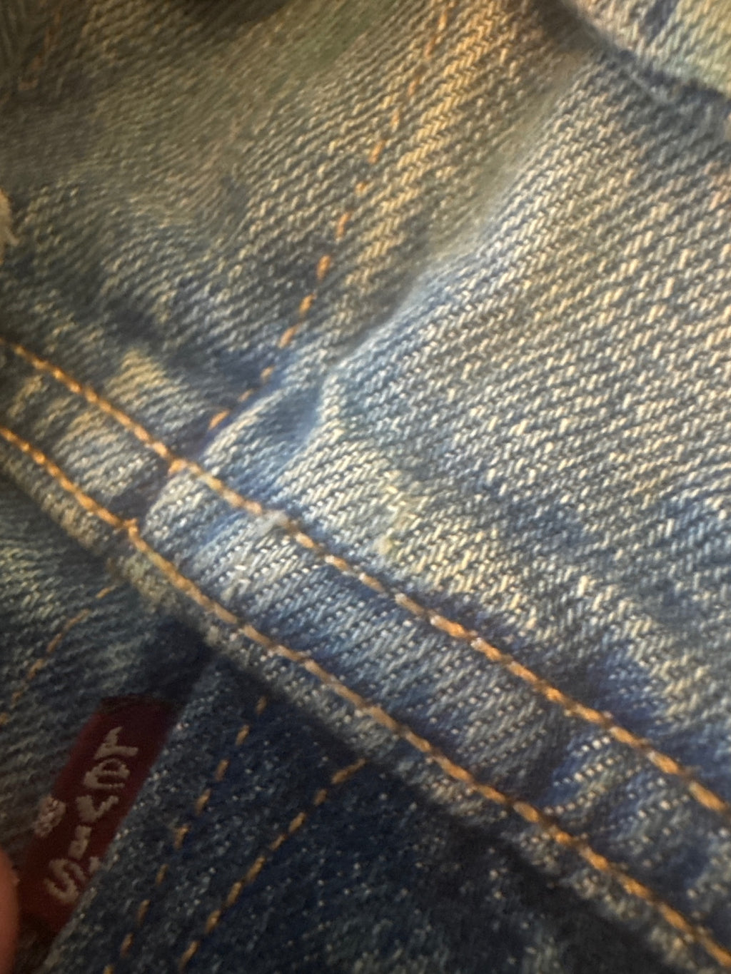 Levi's Classic Blue Denim Jacket Medium Size - detail image 5