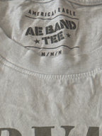 American Eagle Nirvana Band Tee White Medium