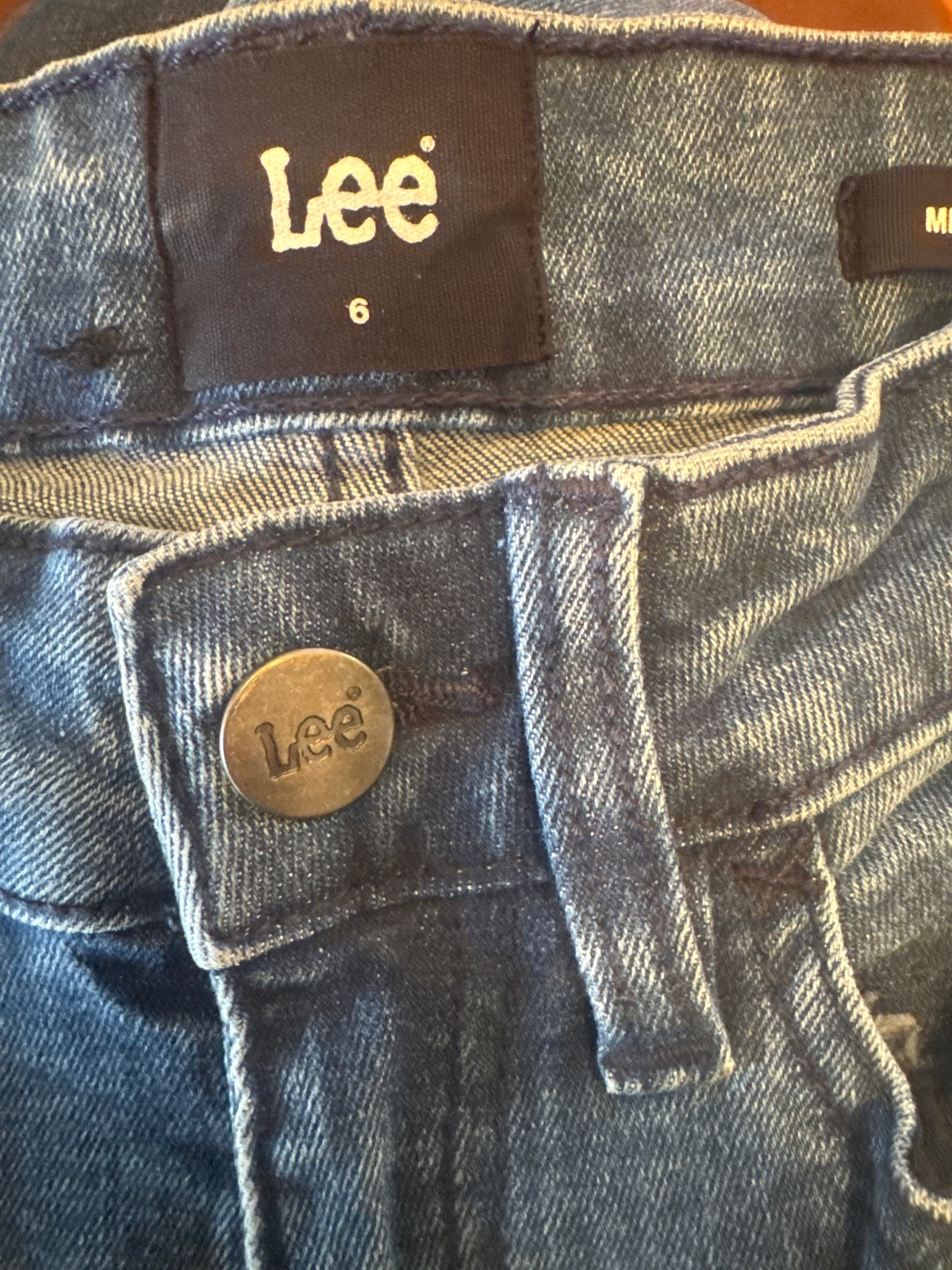 Lee Mid Licks Super Skinny Jeans Size 6