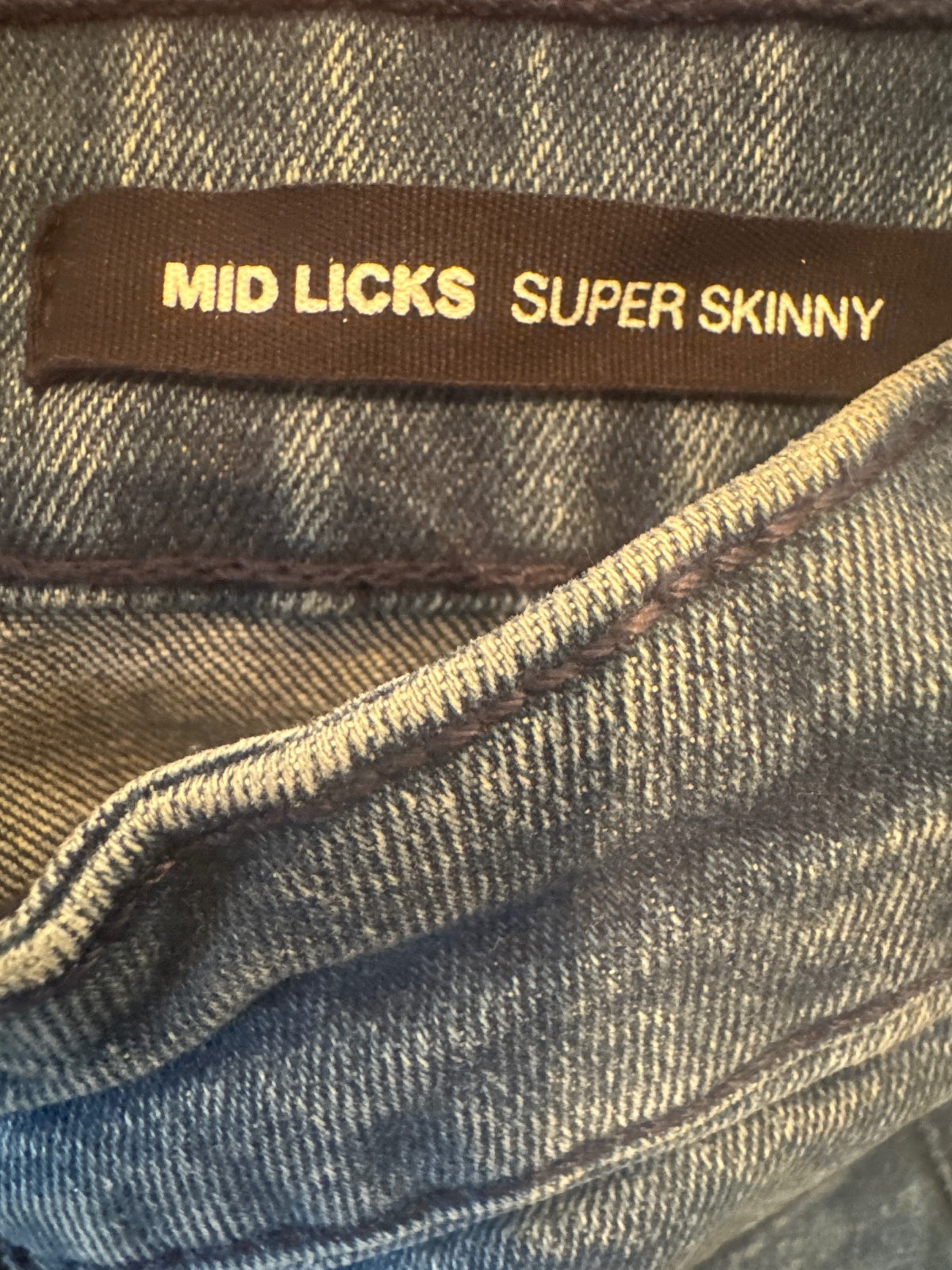 Lee Mid Licks Super Skinny Jeans Size 6