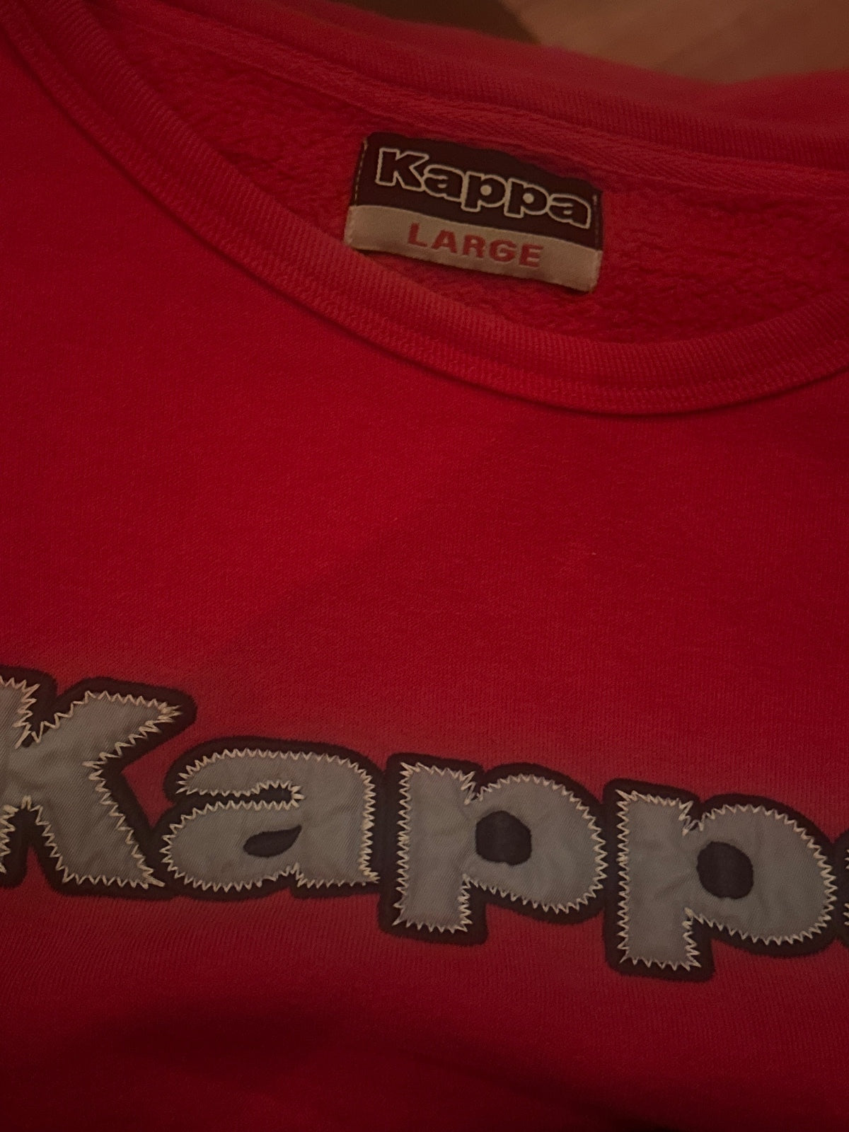 Kappa Red Crew Neck Sweatshirt with Logo - detail image 8