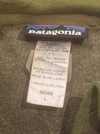 Patagonia Men's Fleece Vest Size L Green Polyester