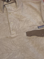 Patagonia Synchilla Men's Large Beige Fleece Pullover