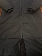 Zara Long Black Puffer Coat with Hood - XS - detail image 3