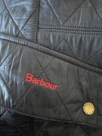 Barbour Black Quilted Jacket with Snap Buttons - Size 14, product image 10 of 10