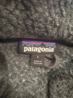Patagonia Gray Fleece Zip-Up Jacket Size Large