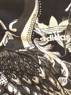 Adidas Black & White Patterned Track Jacket - Size 38, product image 4 of 9