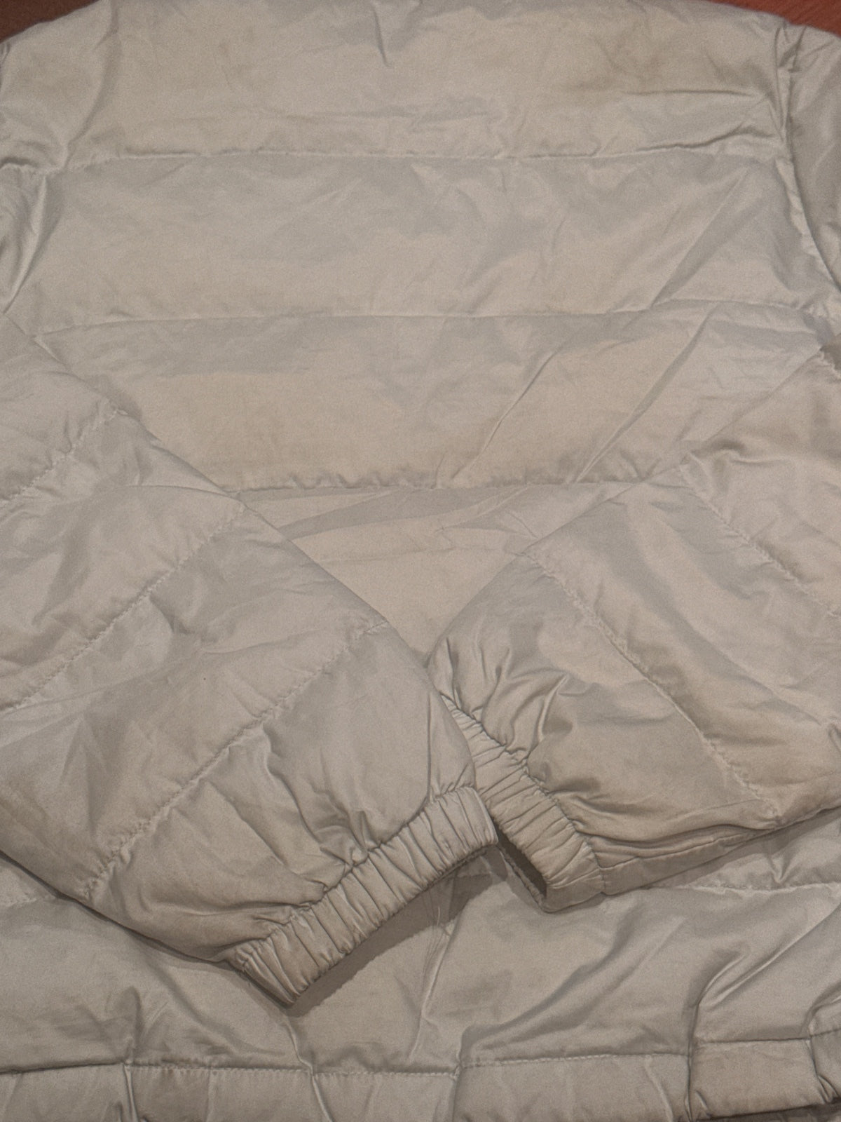 Levi's cream / pale blue Quilted Zip-Up Jacket Size S – product photograph 5 of 8