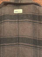 G-Star RAW Brown Plaid Wool Blend Peacoat Jacket Medium