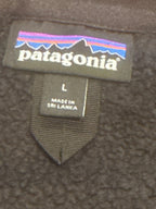 Patagonia Men's Black Half-Zip Fleece Pullover Size L