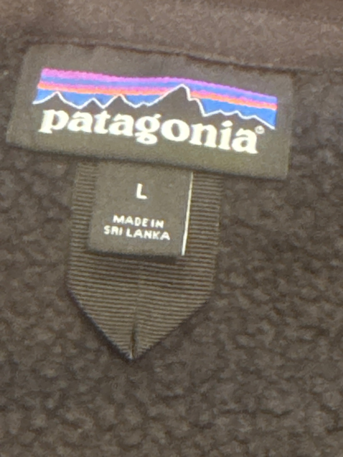 Patagonia Men's Black Half-Zip Fleece Pullover Size L