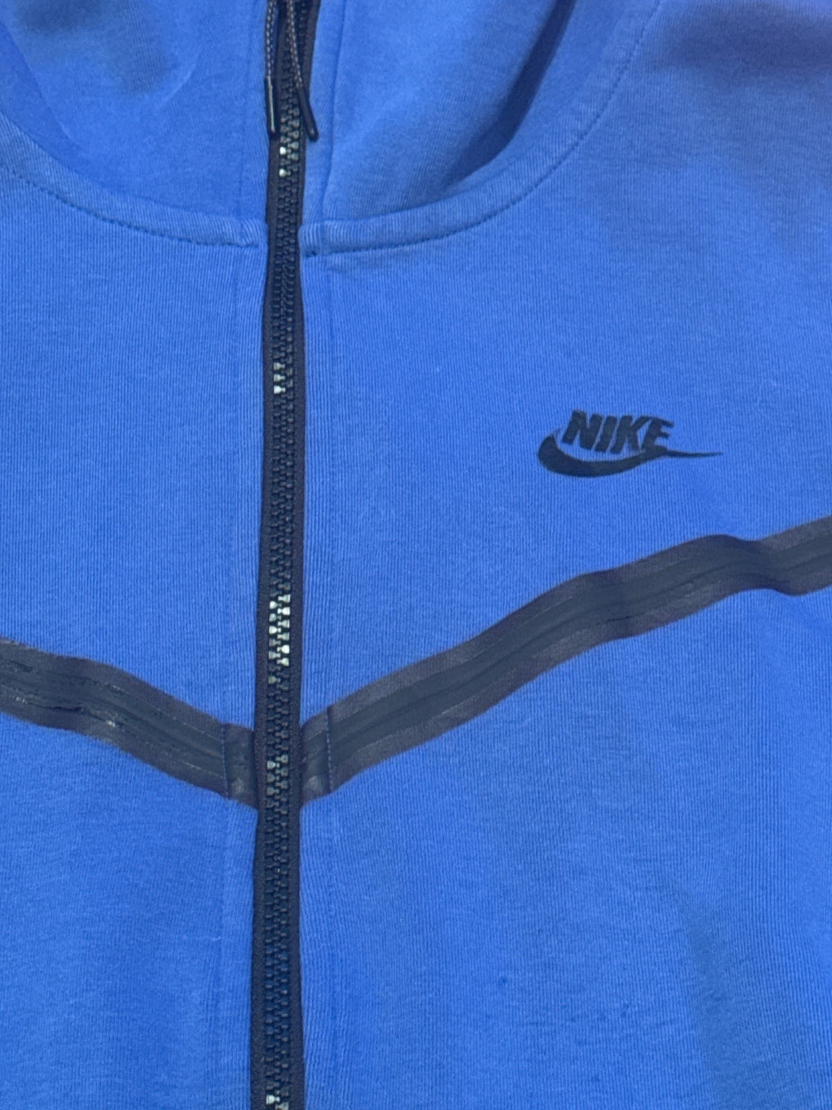 Nike Blue Full-Zip Hooded Sweatshirt Jacket – product photograph 3 of 6