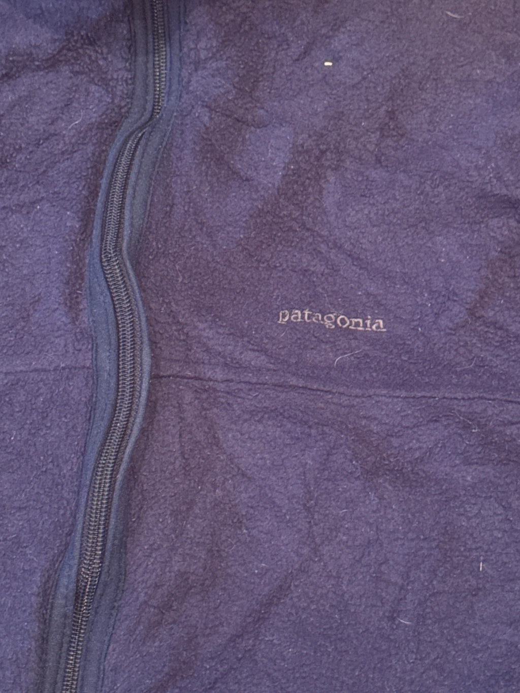 Patagonia Synchilla Fleece Vest Large Made in USA Navy Blue