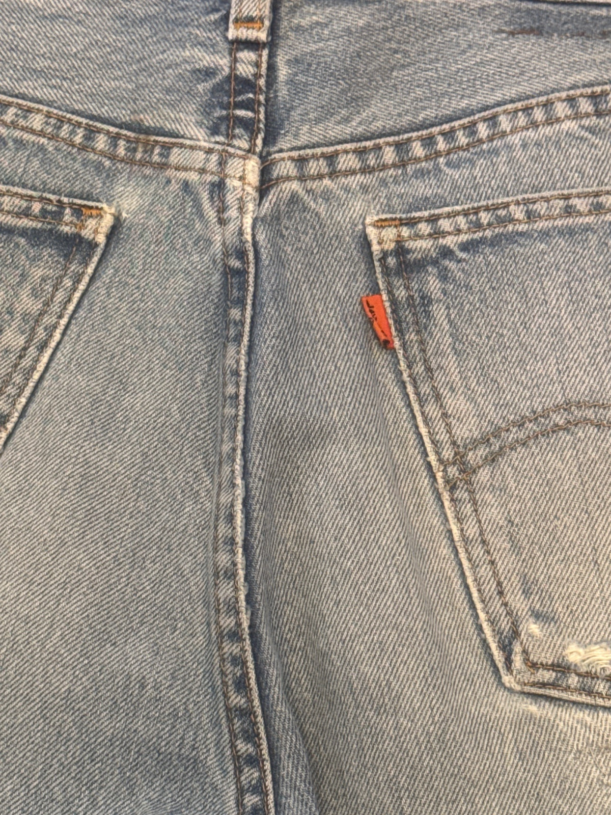 Levi's Light Blue orange tab vintage Denim Jeans