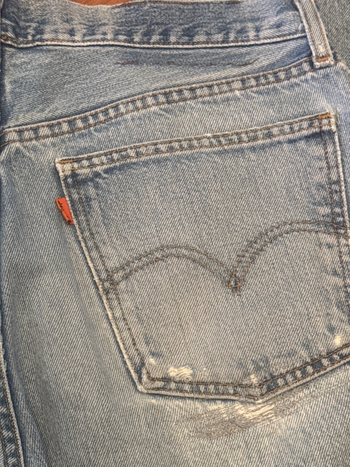 Levi's Light Blue orange tab vintage Denim Jeans