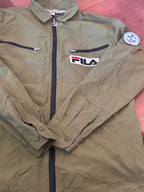 FILA Olive Green Lightweight Zip-Up Jacket - M, product image 5 of 9