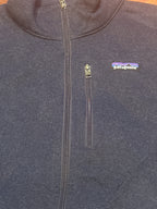 Patagonia Men's Navy Blue Full Zip Fleece Jacket Size Large