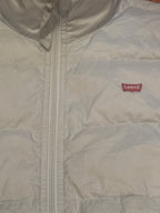 Levi's cream / pale blue Quilted Zip-Up Jacket Size S – product photograph 4 of 8