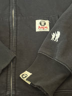 AAPE by A Bathing Ape Black Camo-Hood Zip Hoodie - L, product image 2 of 9