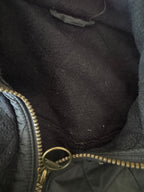 Barbour Black Quilted Jacket with Snap Buttons - Size 14, product image 7 of 10