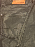 Boss Orange Black Coated Skinny trousers